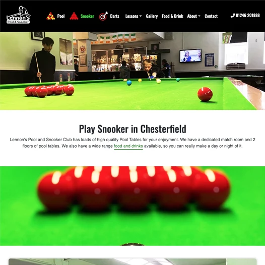 Lennons Pool & Snooker, Chesterfield