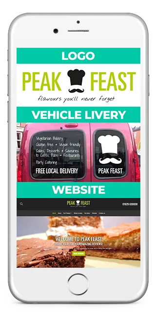 Logo, Vehicle Livery and Website for local businesses